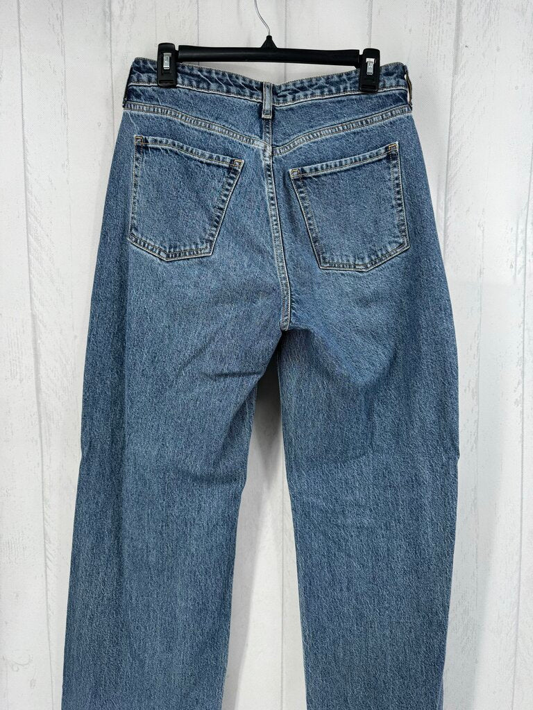 4 hi-rise curvy wide leg jean