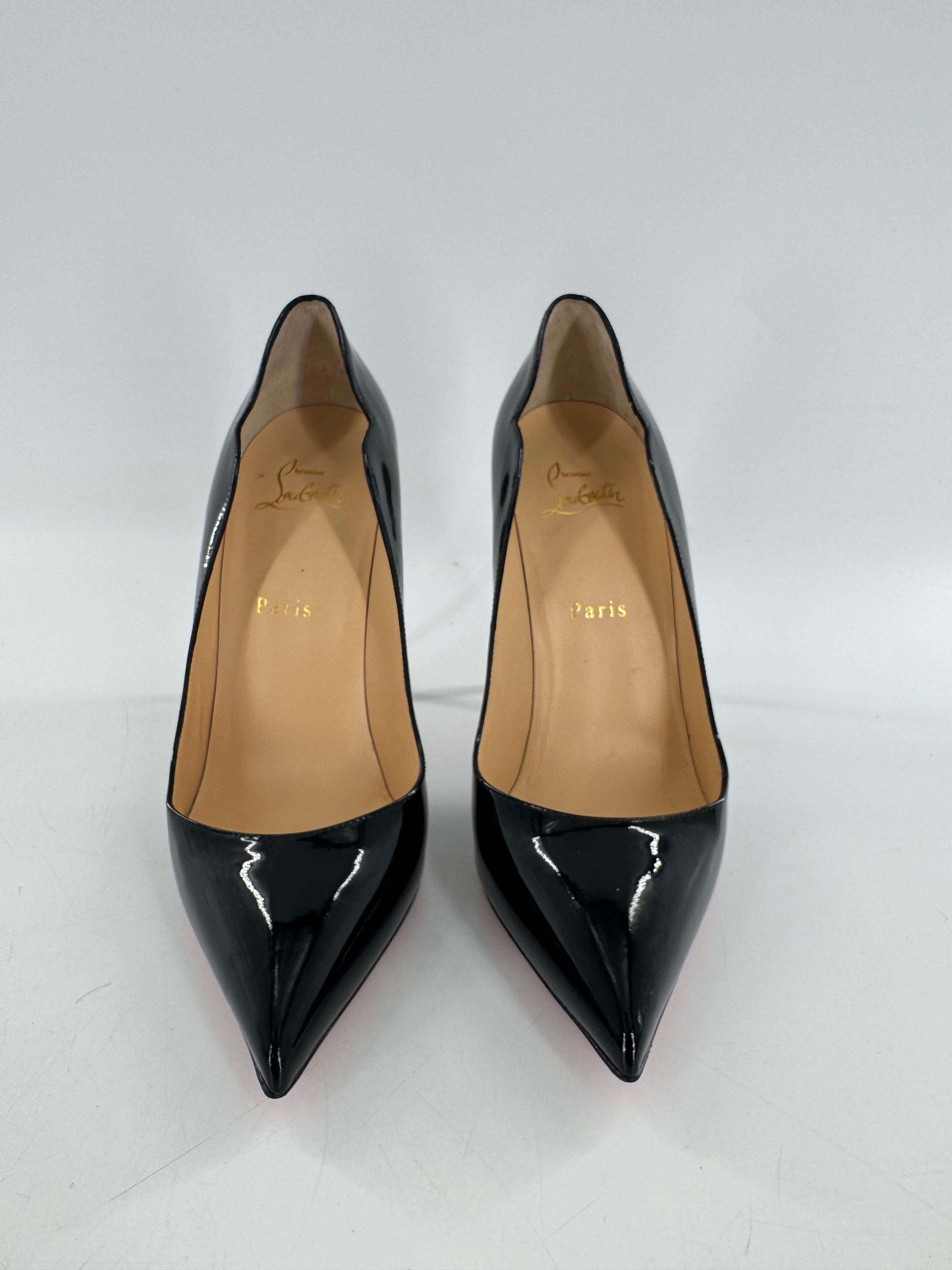 9/9.5 patent pointed toe stiletto pumps