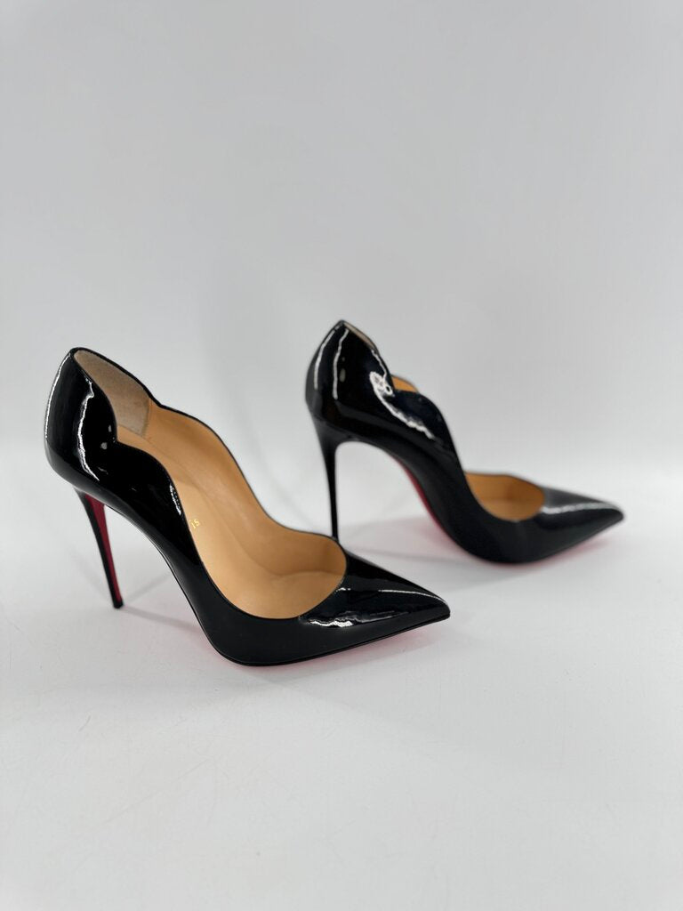 9/9.5 patent pointed toe stiletto pumps