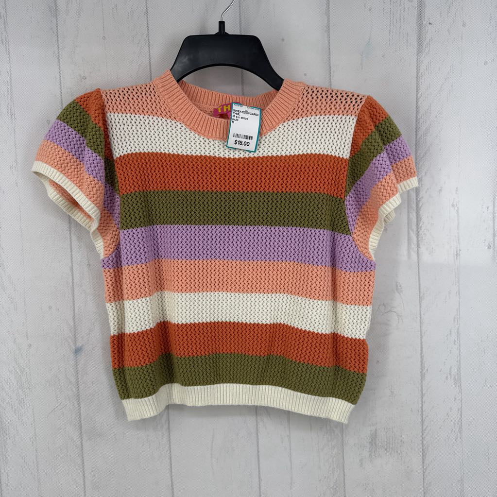 M s/s stripe sweater