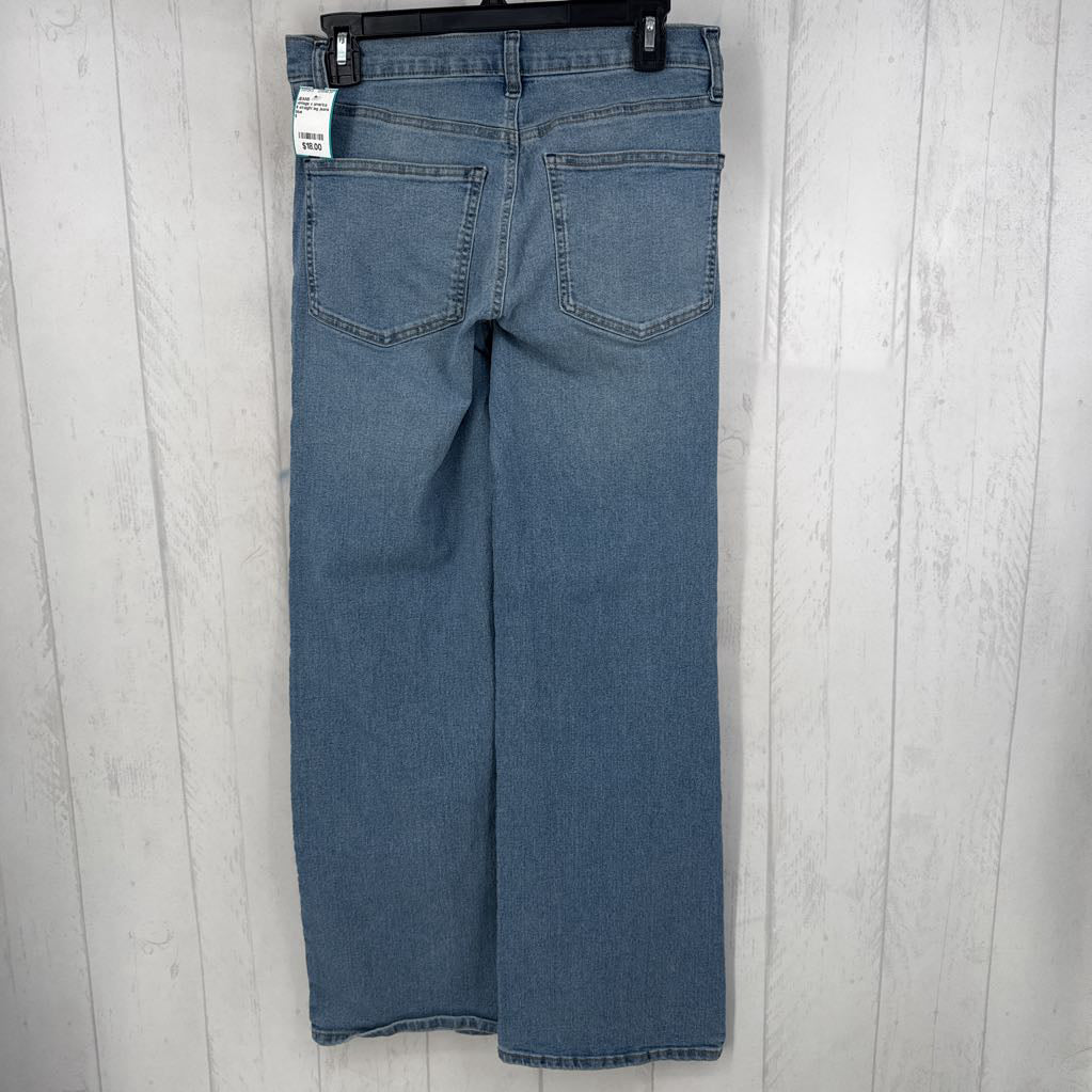6 straight leg jeans