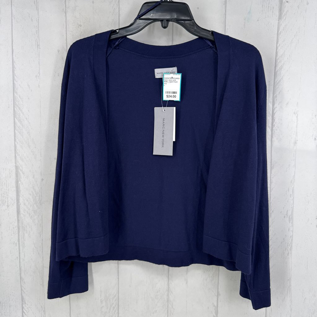 R49 L open front 3/4 slv cardi