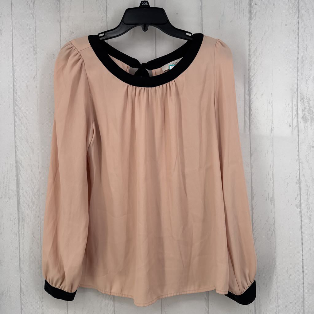 M bow back l/s top