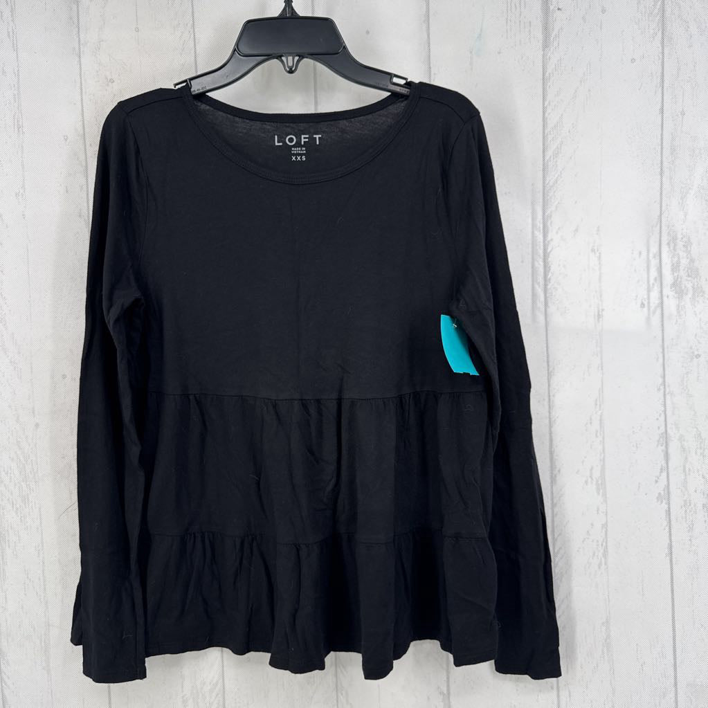 XXS l/s peplum top