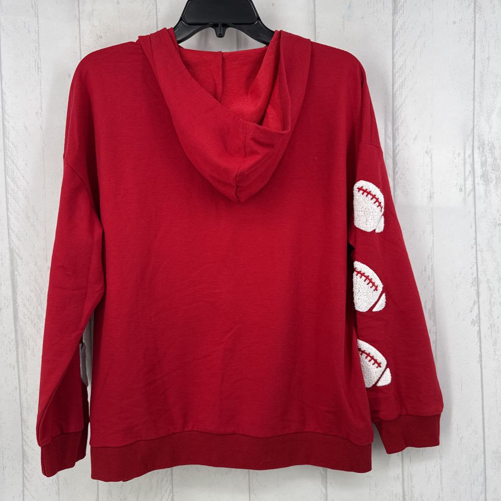 M football quarter zip pullover