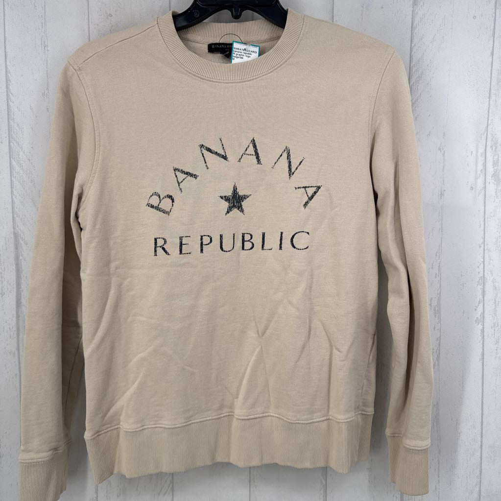 M graphic logo sweatshirt