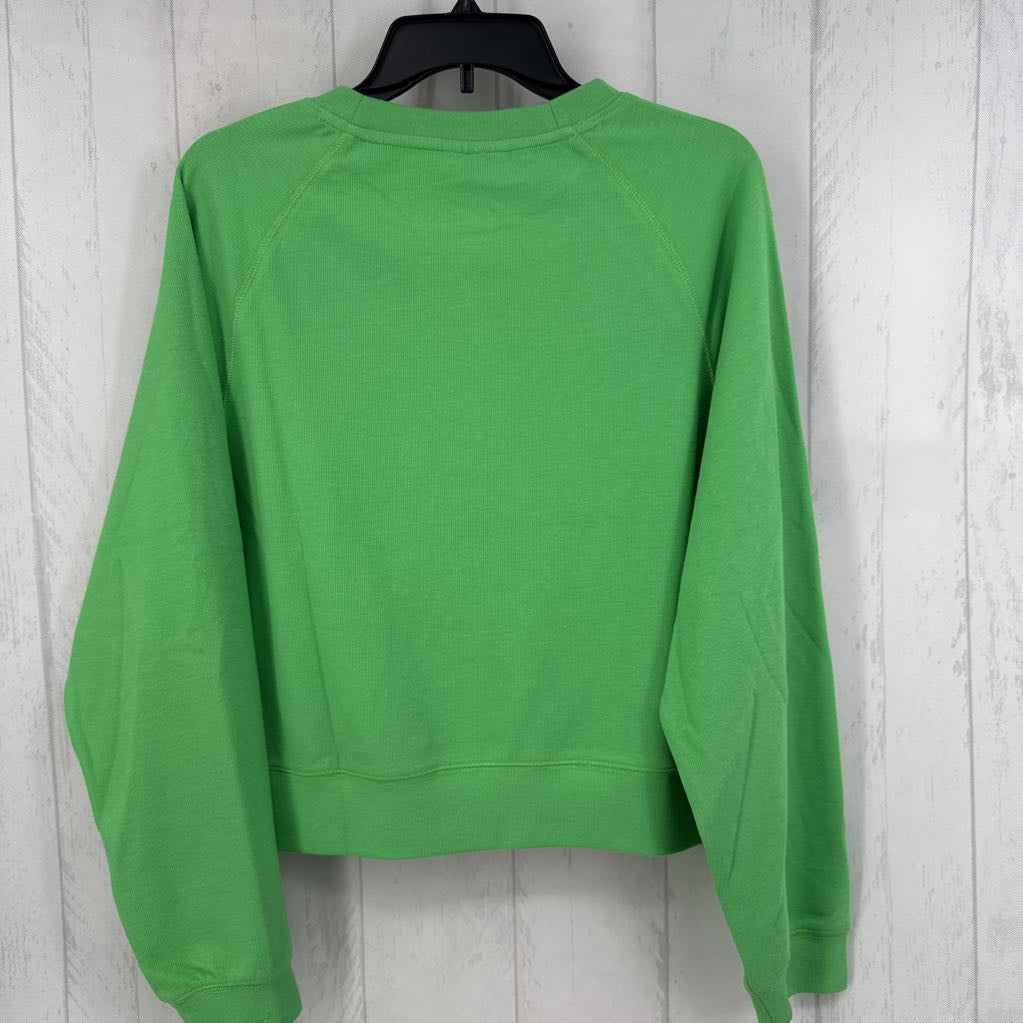M ribbed crewneck sweatshirt