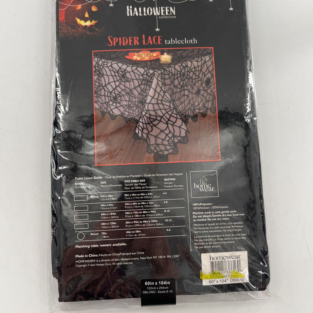 spider lace tablecloth