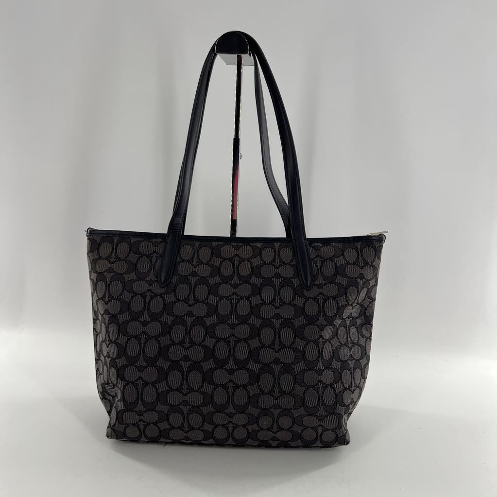 signature canvas top zip tote