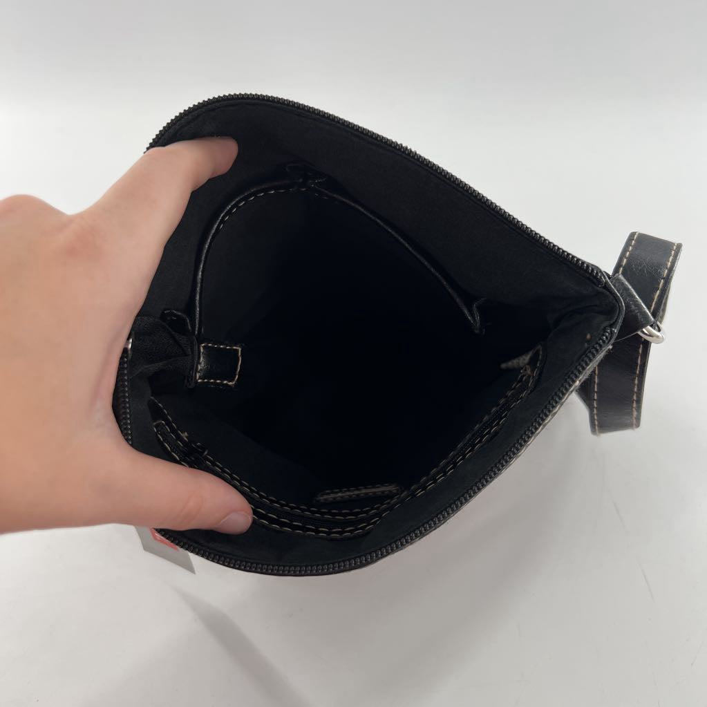 R39 plaid canvas crossbody