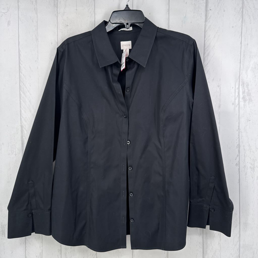 XL button down l/s top