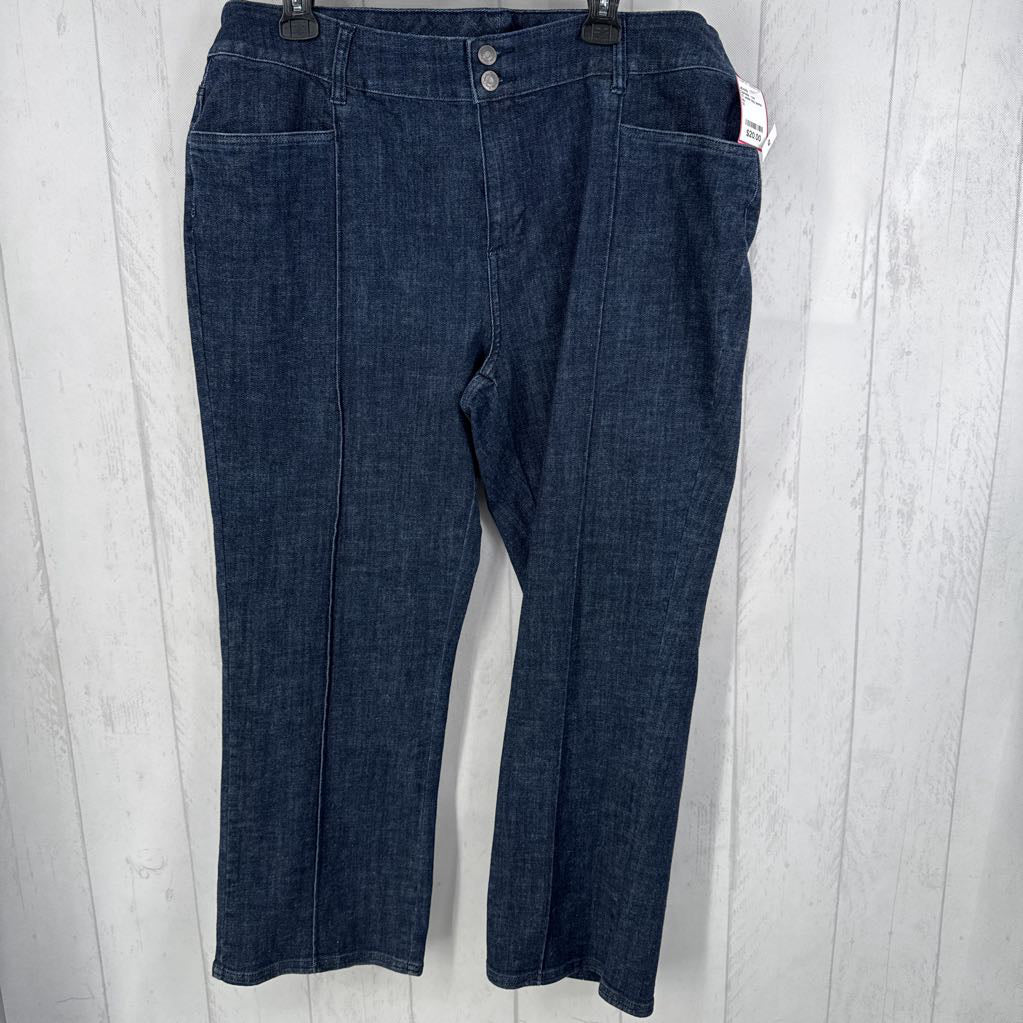 1X wide leg jeans