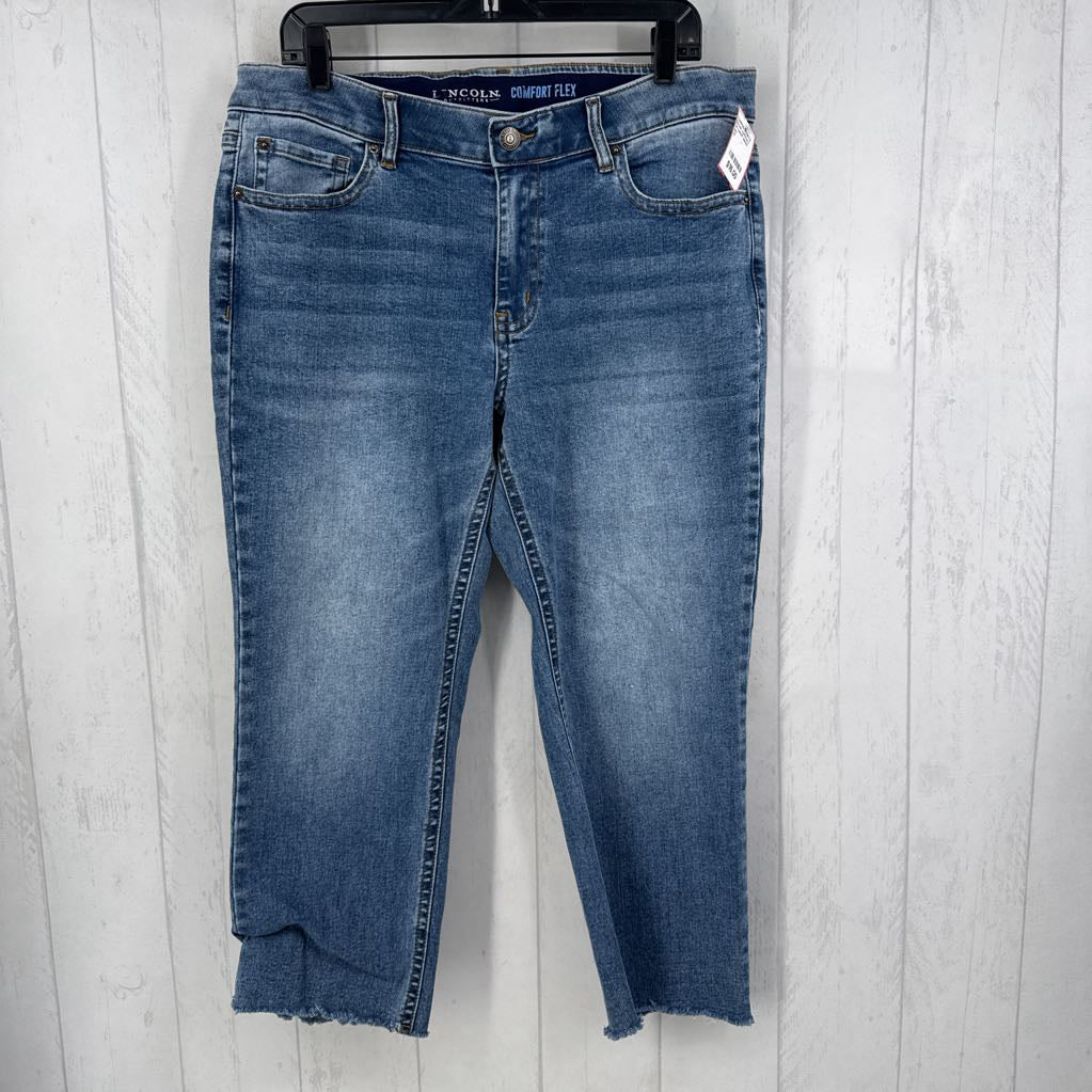 14 cutoff denim capris