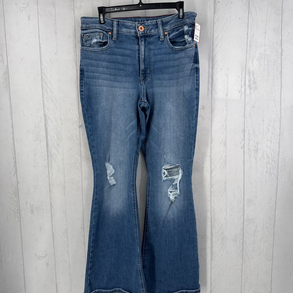 12S flare leg jeans