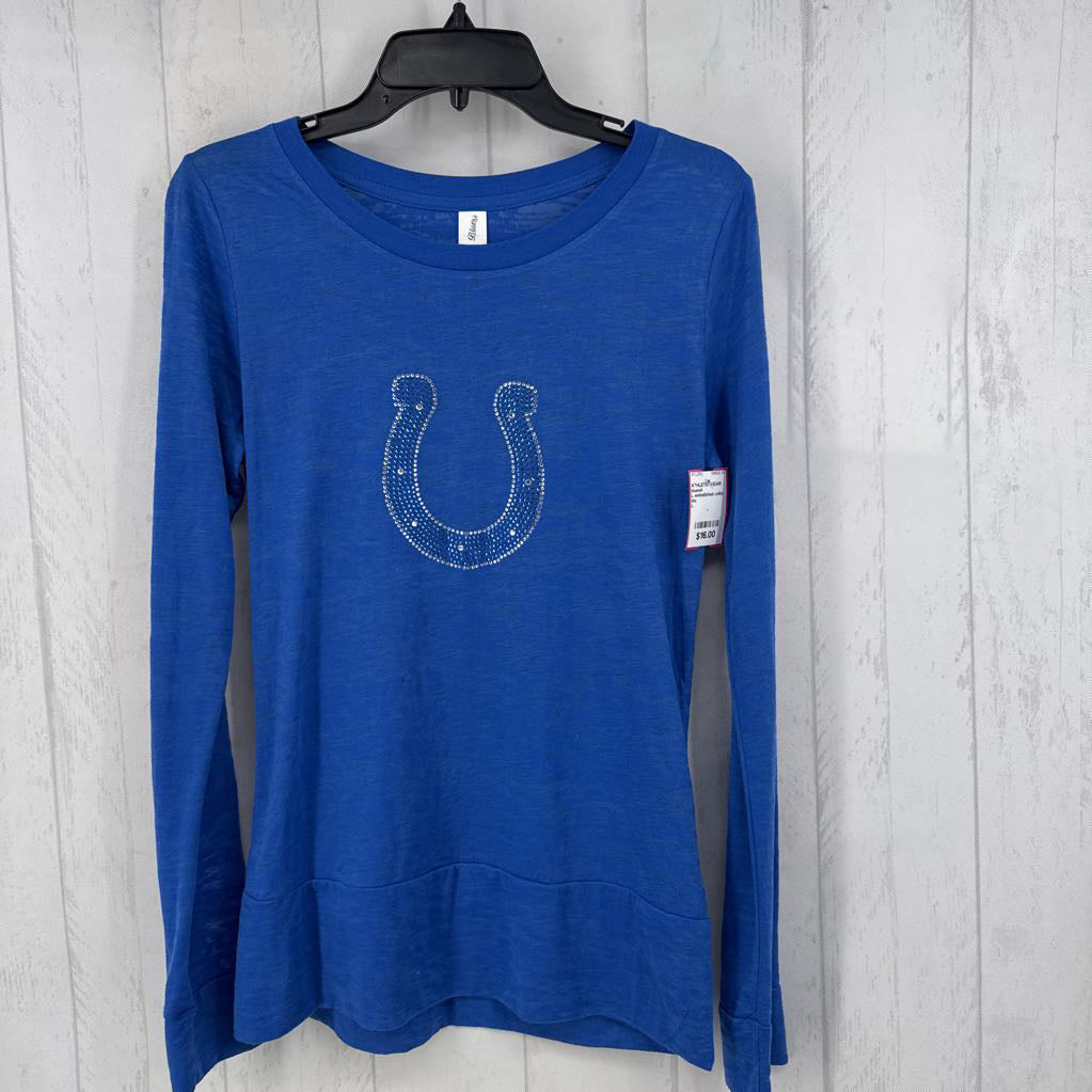 L embelished colts l/s tee