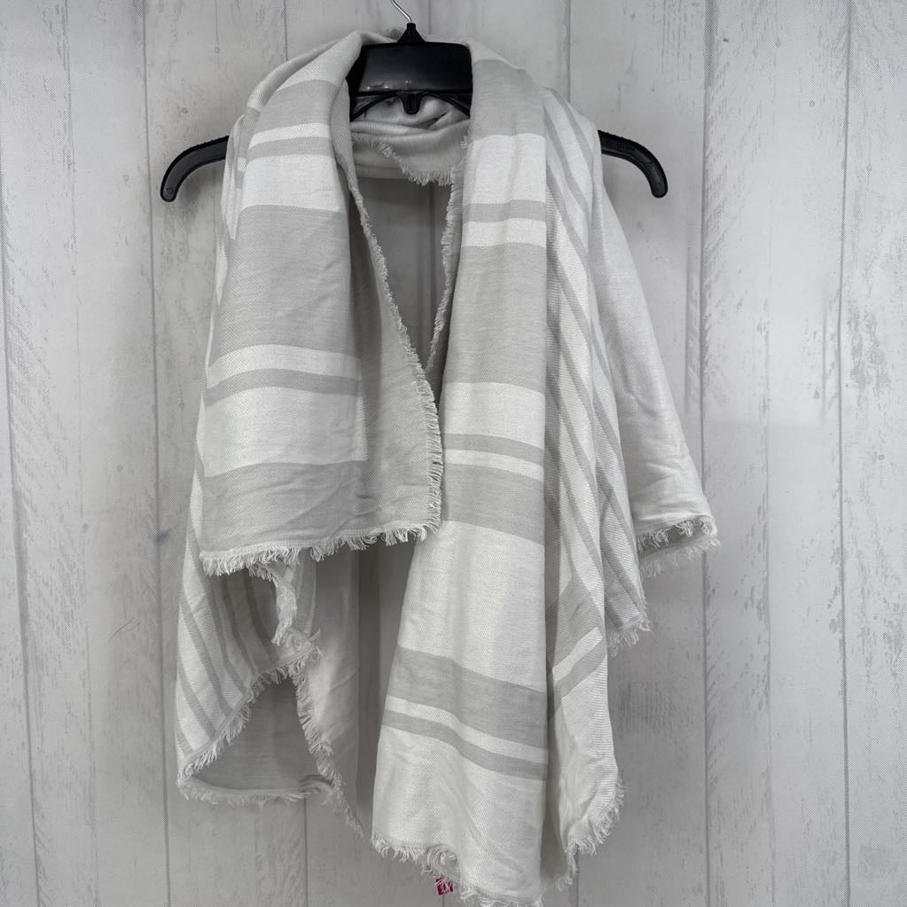 plaid fringe scarf