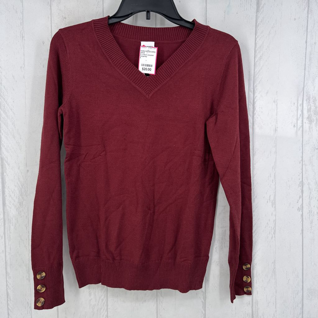 S v-neck sweater