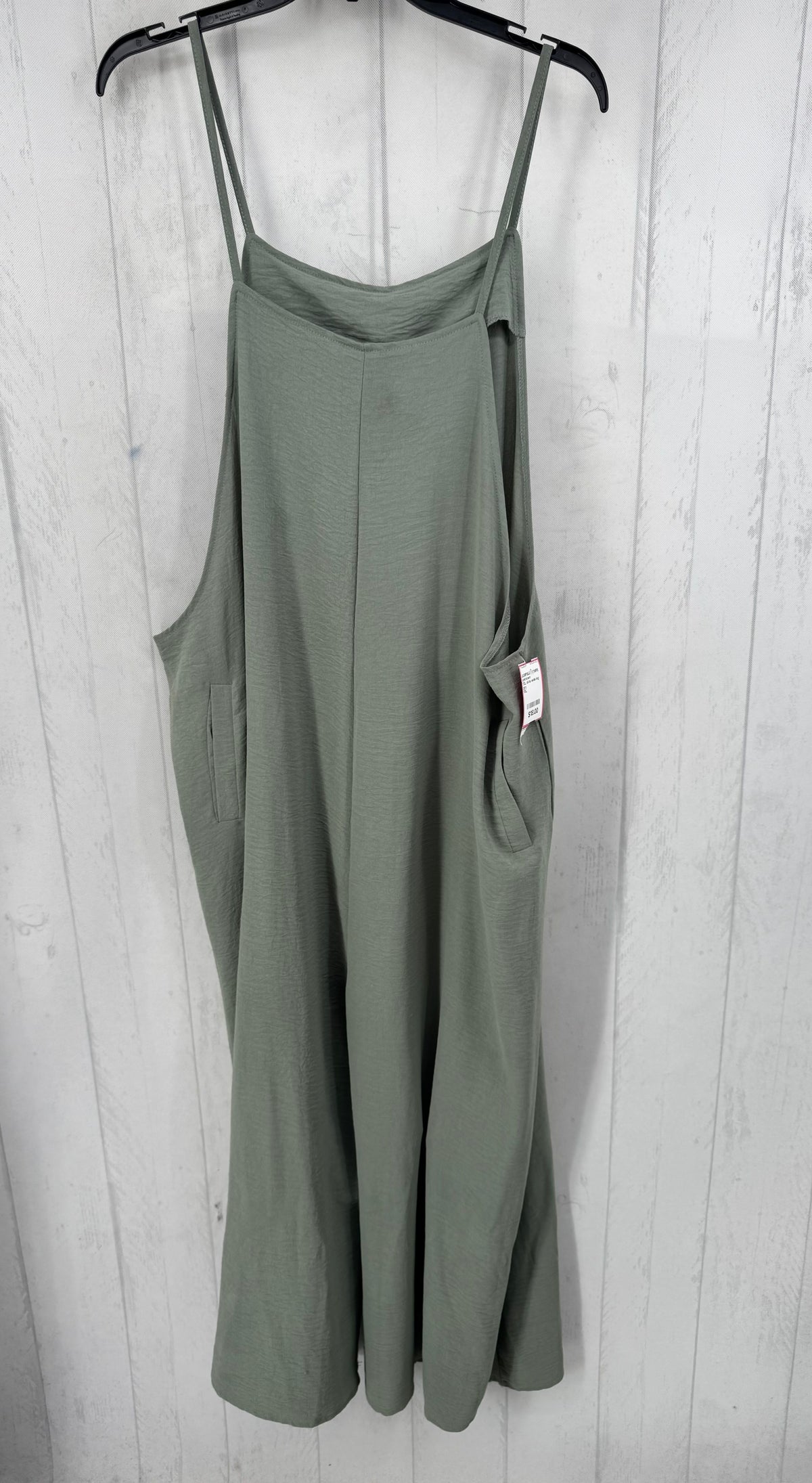 1XL slvls wide leg jumpsuit