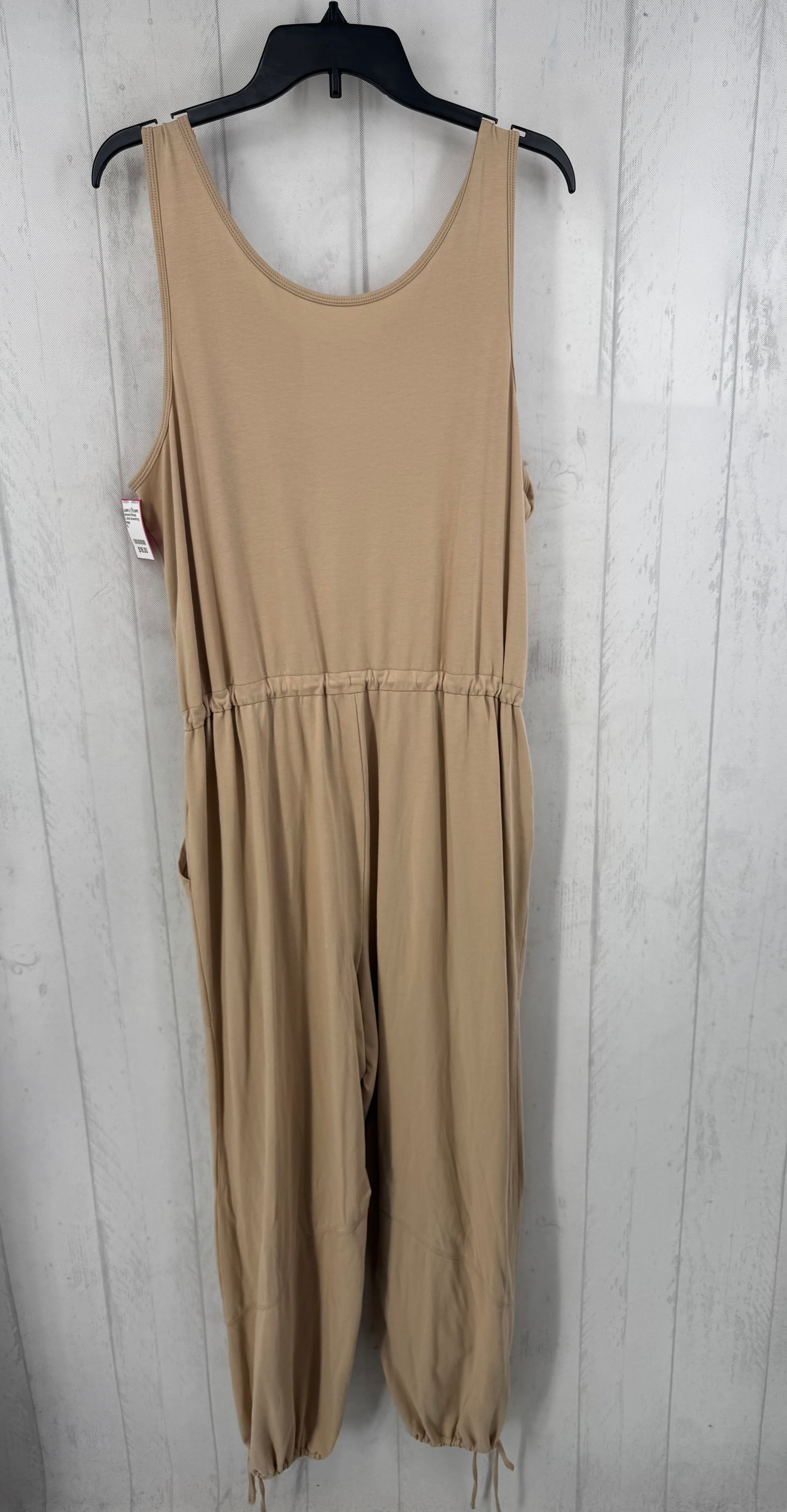 L slvls drawstring waist jumpsuit