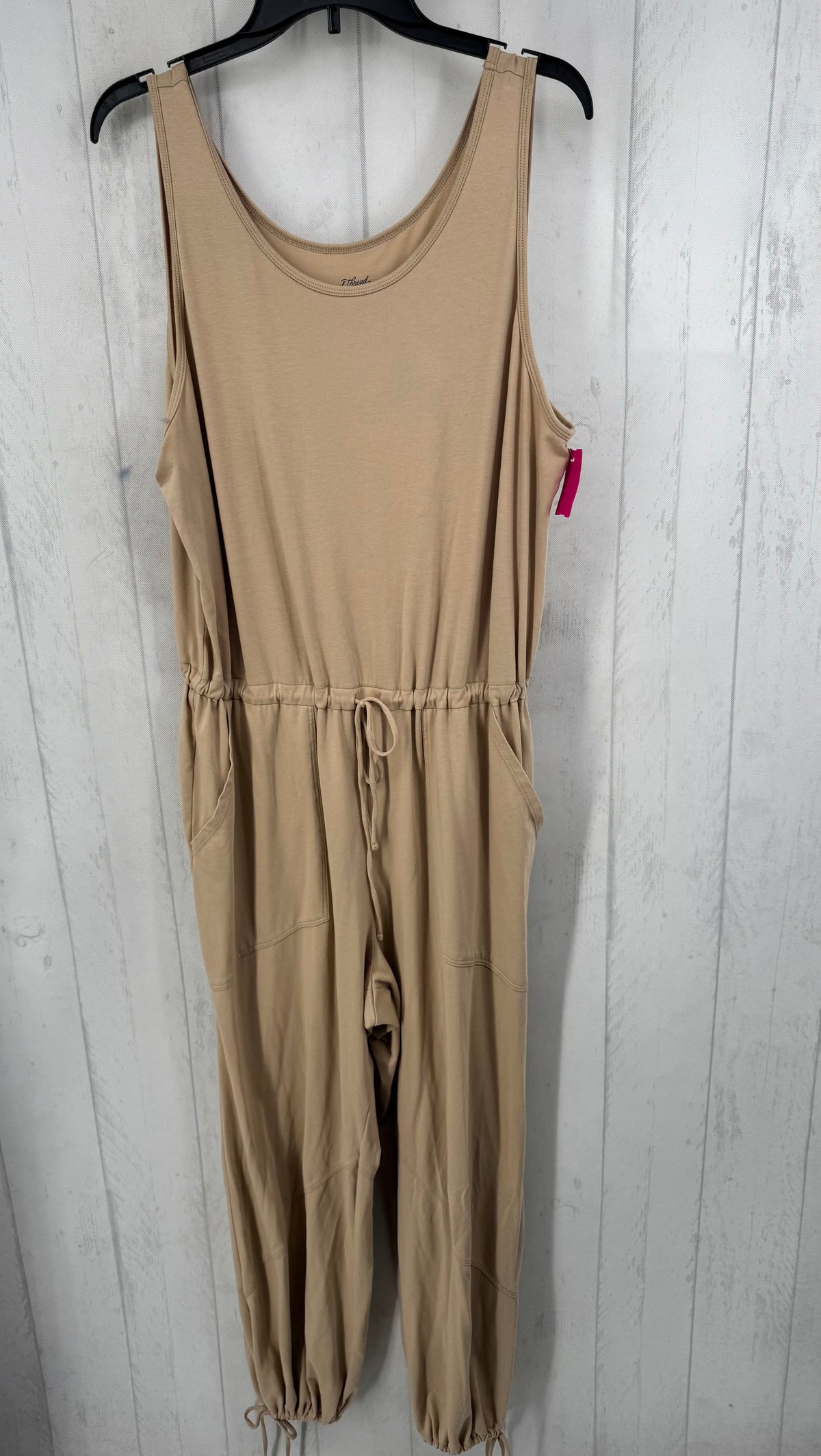L slvls drawstring waist jumpsuit