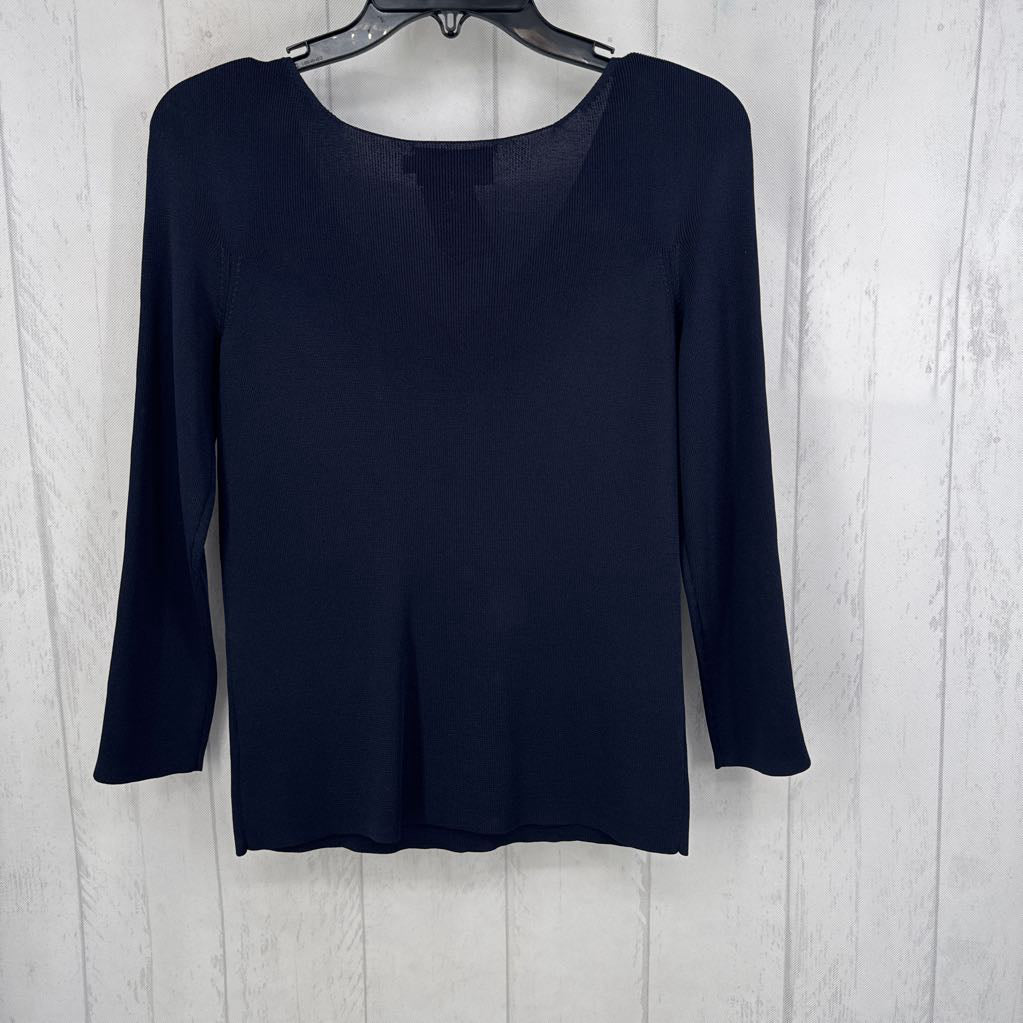 M v-neck 3/4 slv sweater