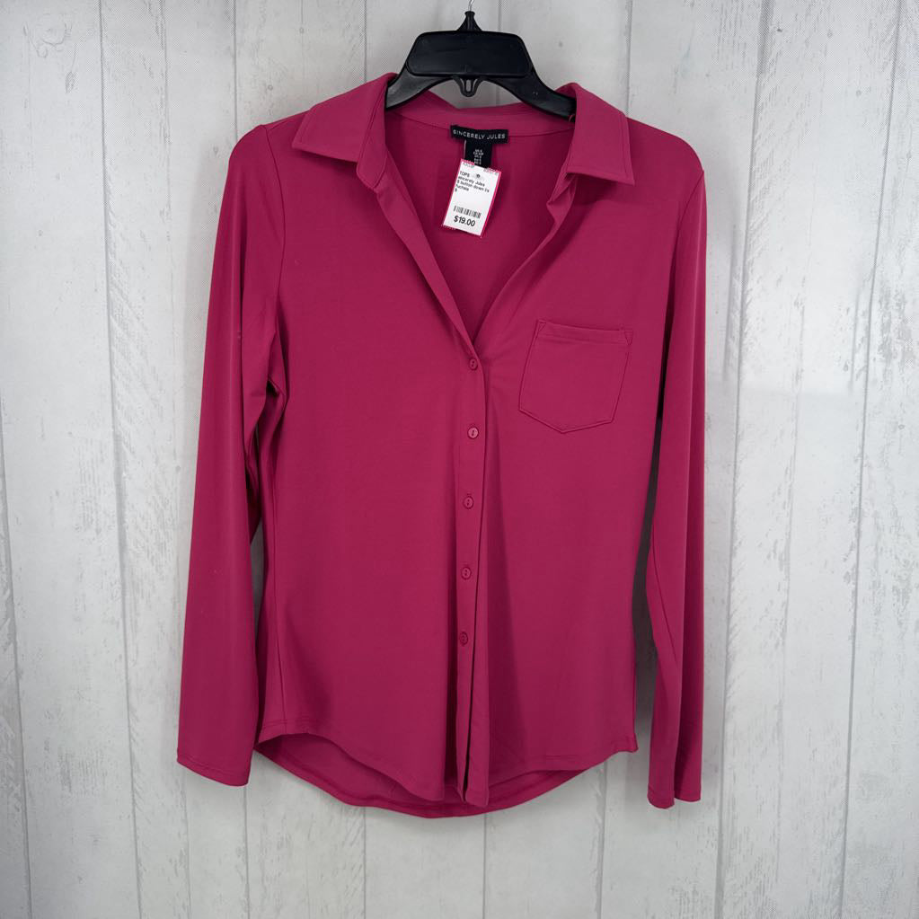 S button down l/s top