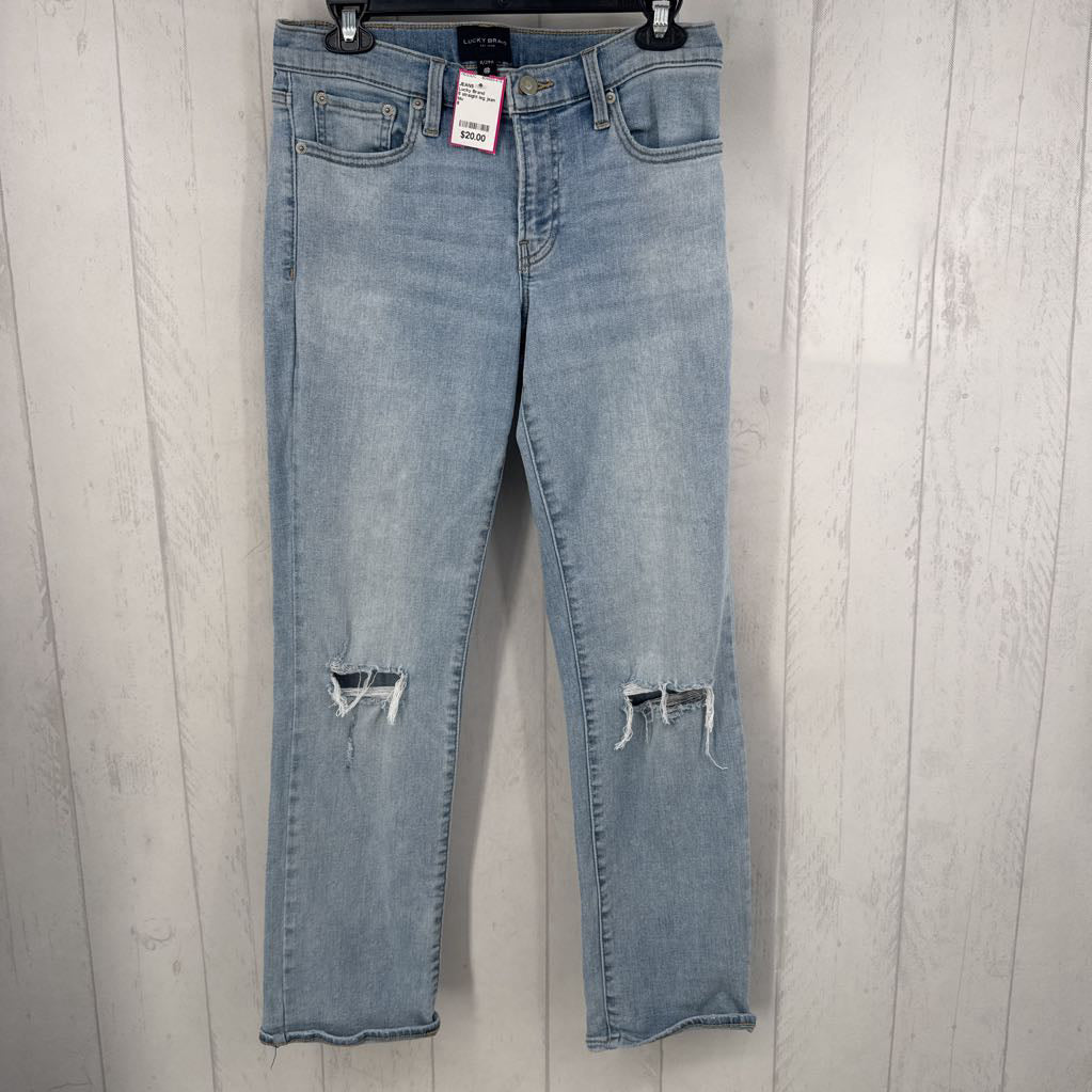 8 straight leg jean