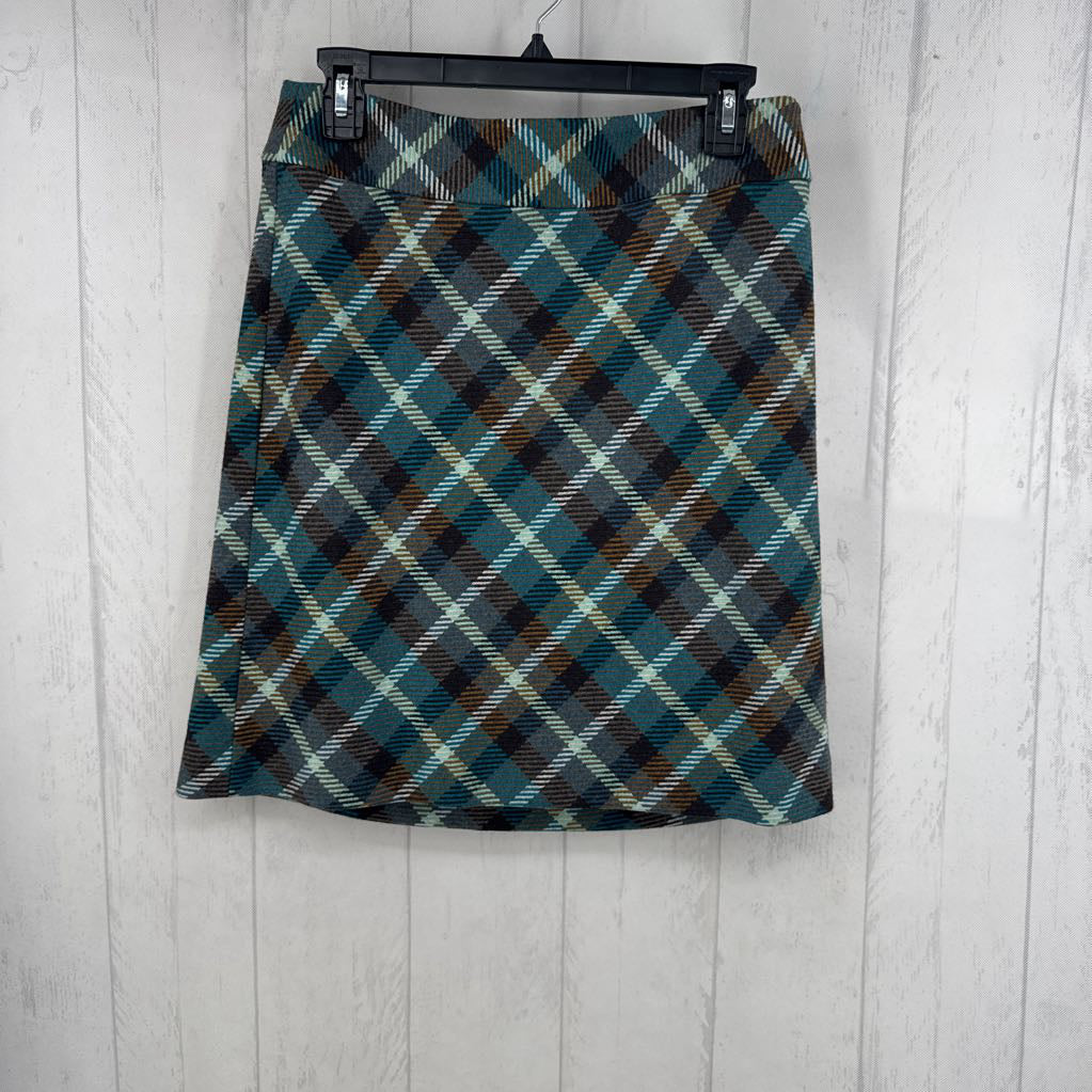 6p plaid skirt