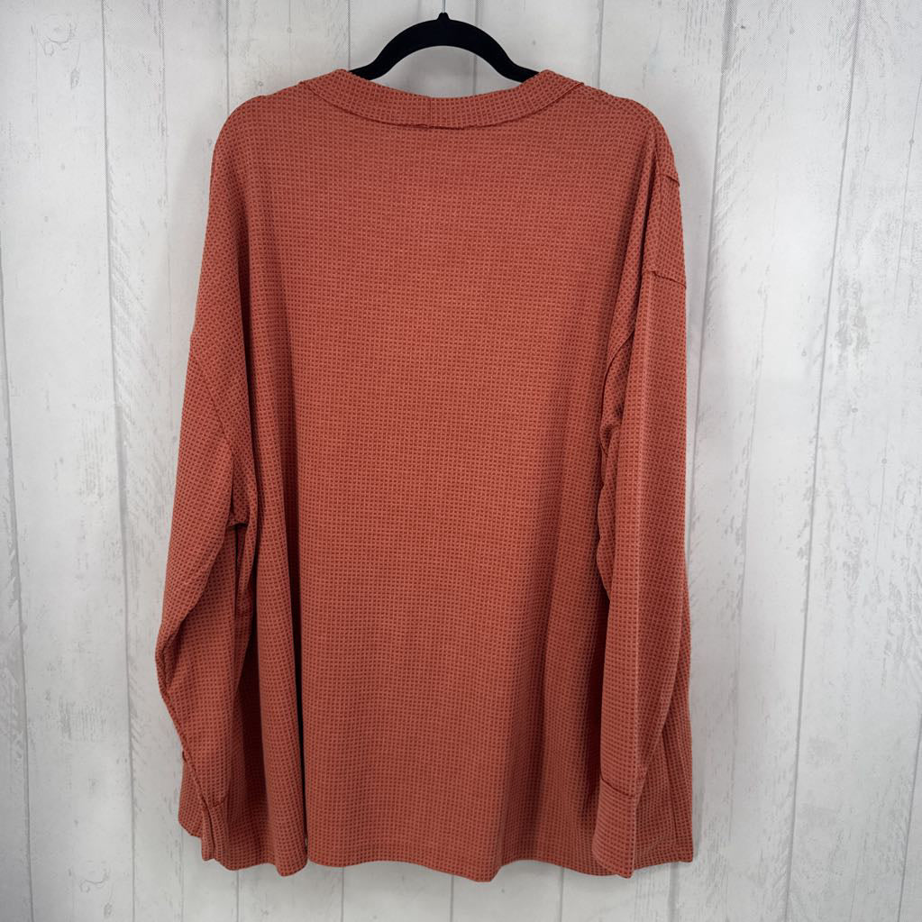 1X textured button down cardi