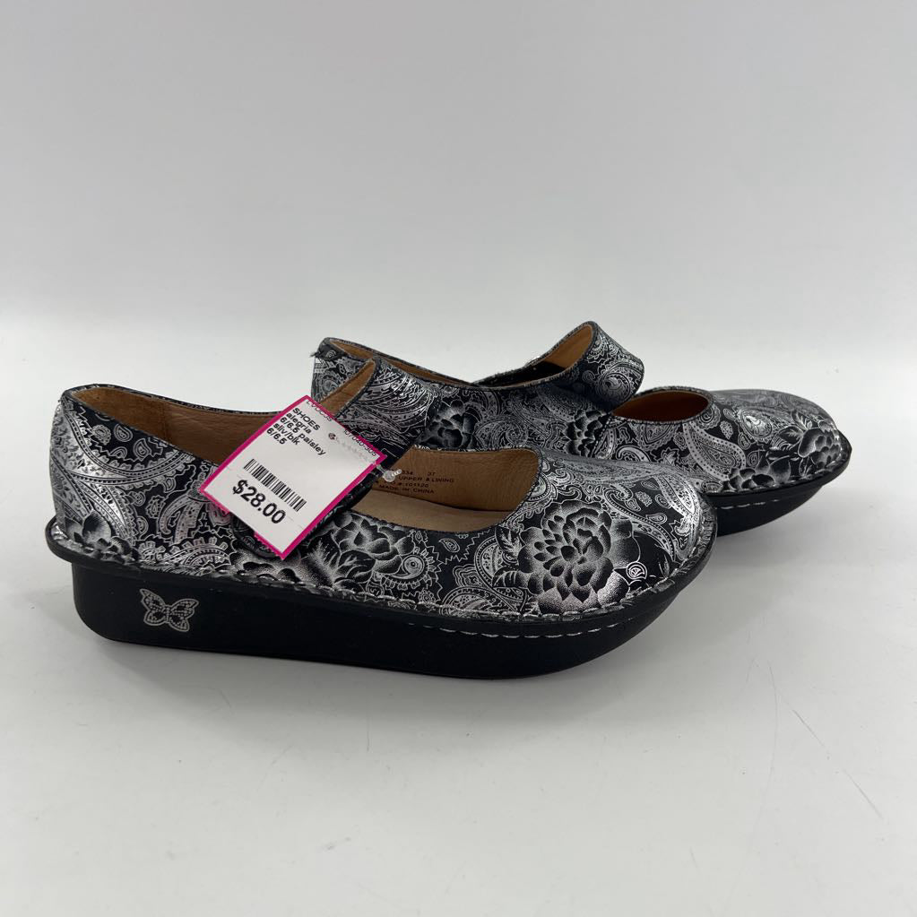 6/6.5 paisley pattern mary jane shoes