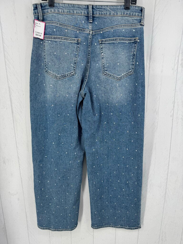 31 rhinestone embelished jeans