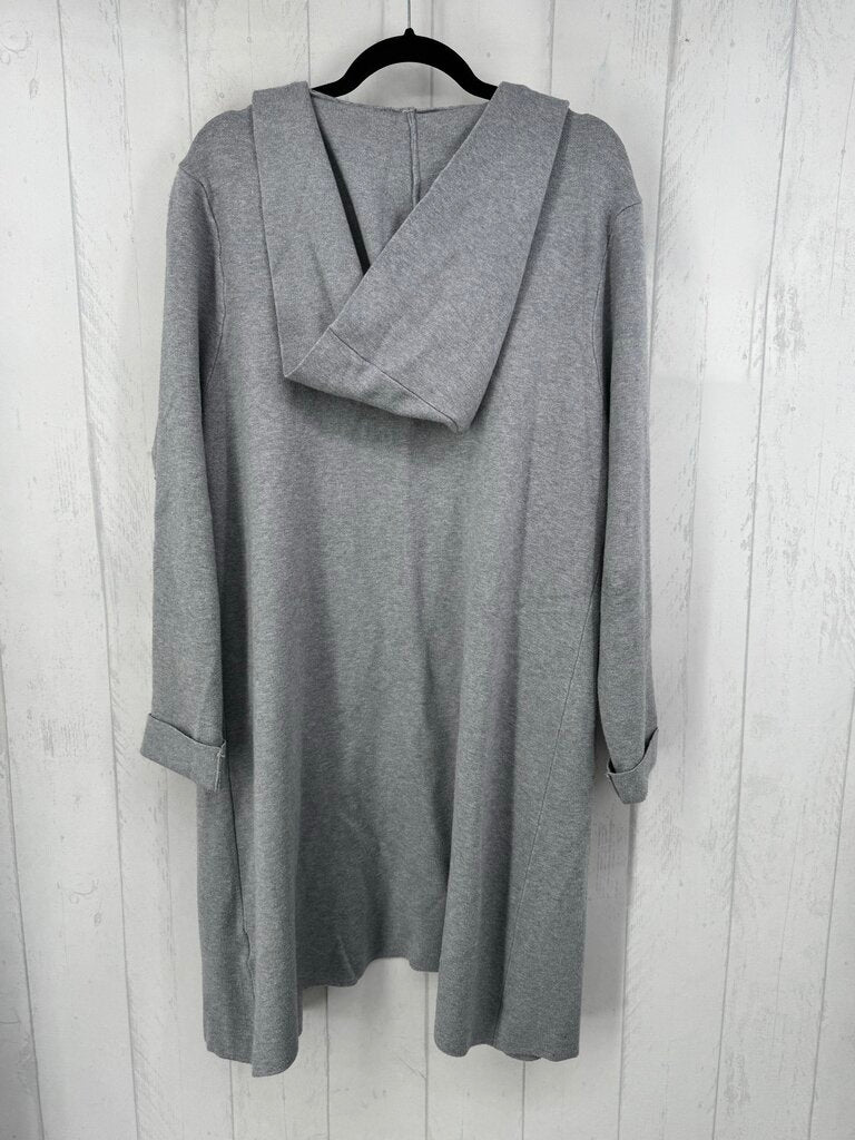 XL l/s open long cardigan
