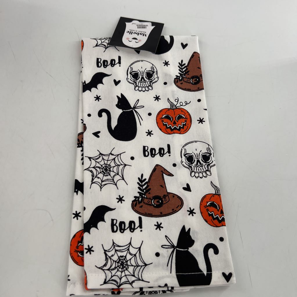 cotton hand towel-halloween print