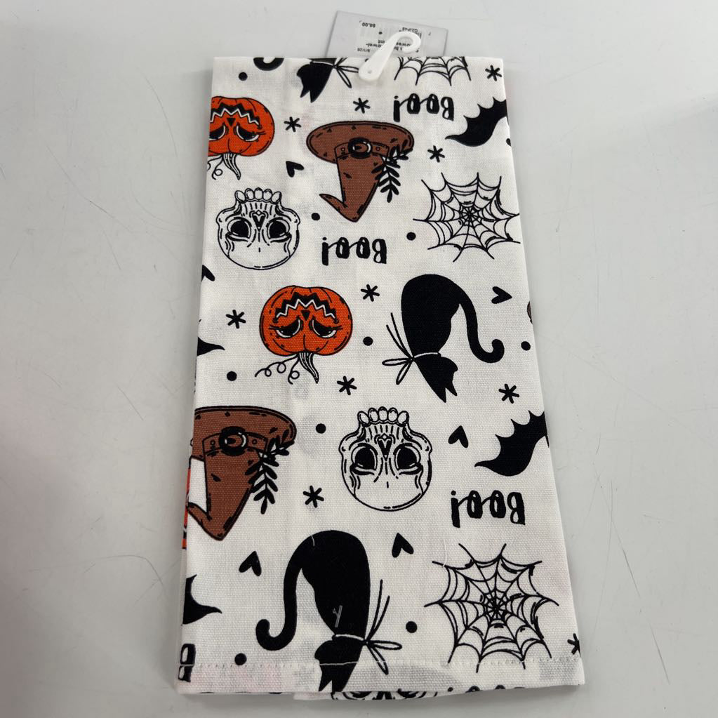 cotton hand towel-halloween print