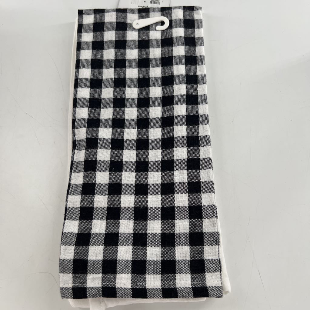 2pk hand towels-skeleton/gingham