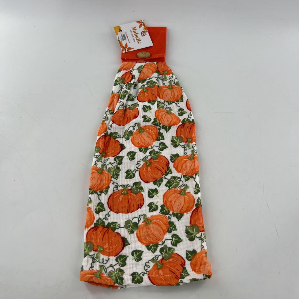 kitchen towel-pumpkins