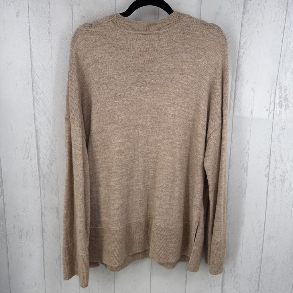 XXL l/s scoop neck sweater