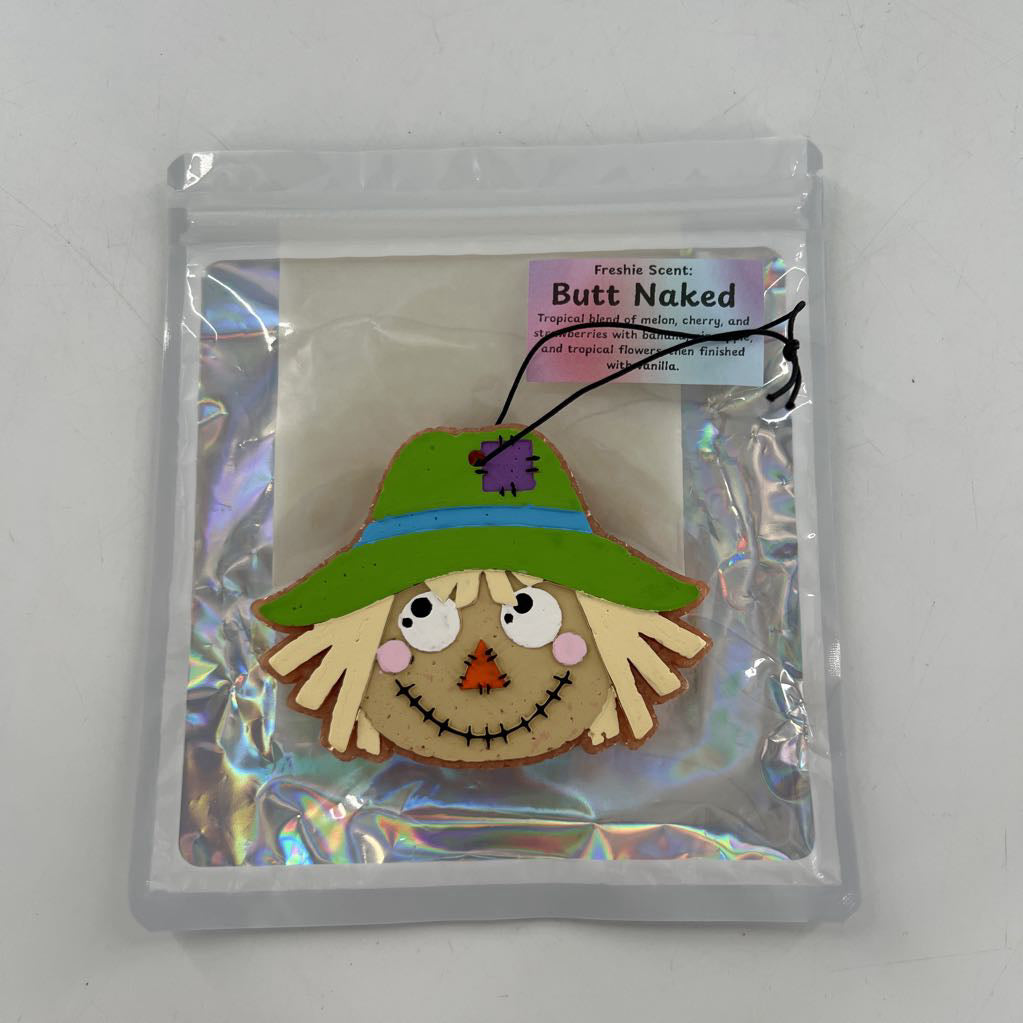 car freshie-scarecrow/butt naked