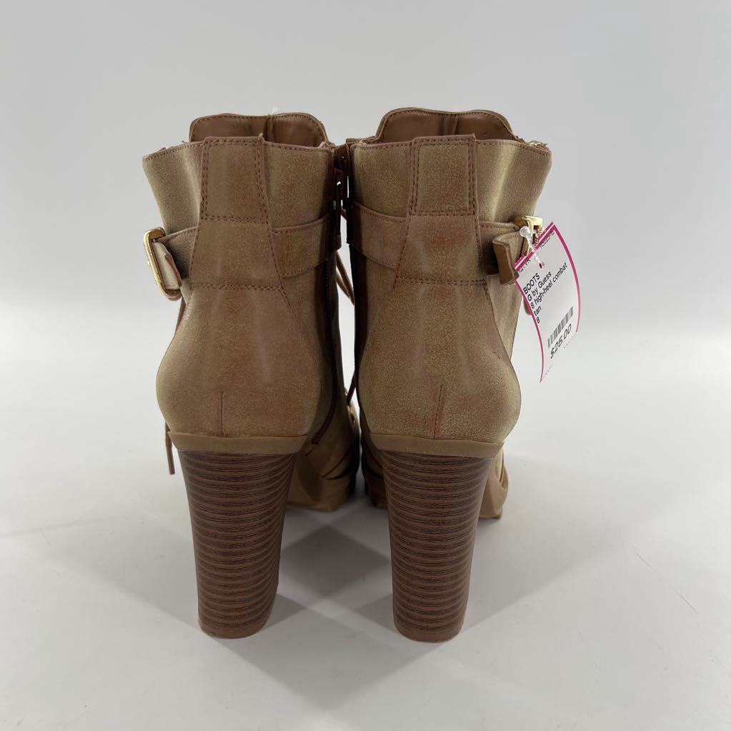 8 high-heel combat boot