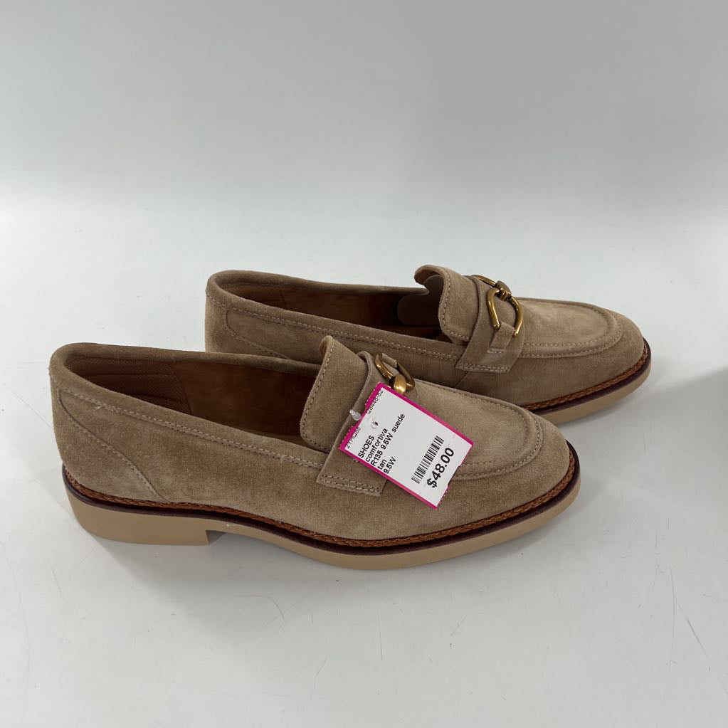 R135 9.5W suede memory foam loafer