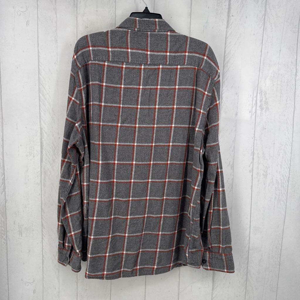 XL l/s plaid button dwon shirt