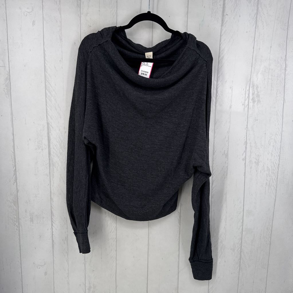 S dolman slv scoop neck top