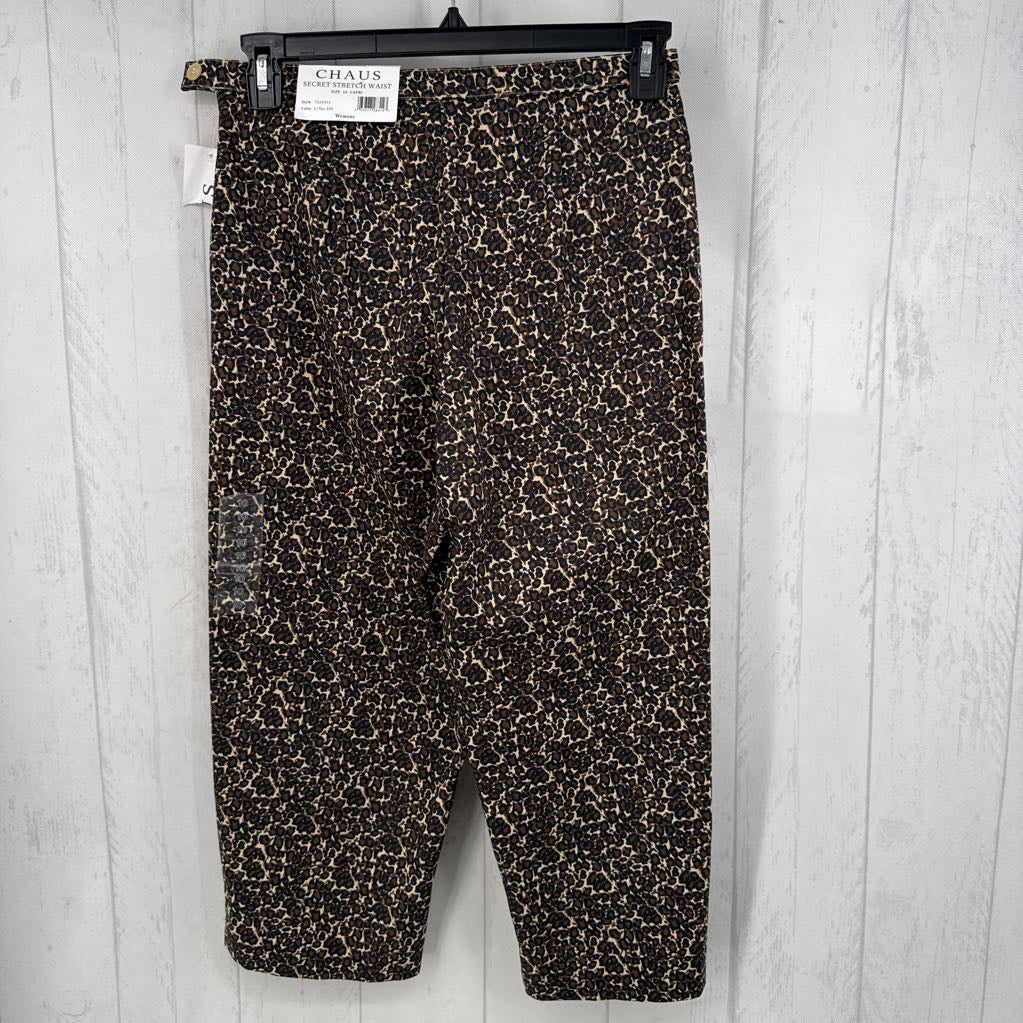 10 animal print capri