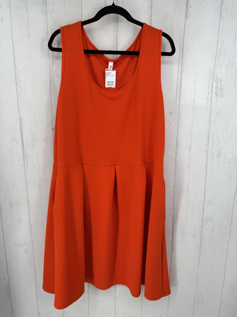 2X textured slvls dress