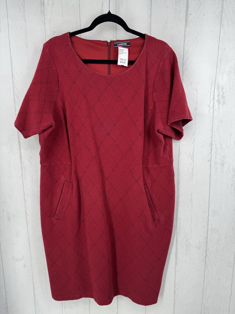 20w textured s/s dress
