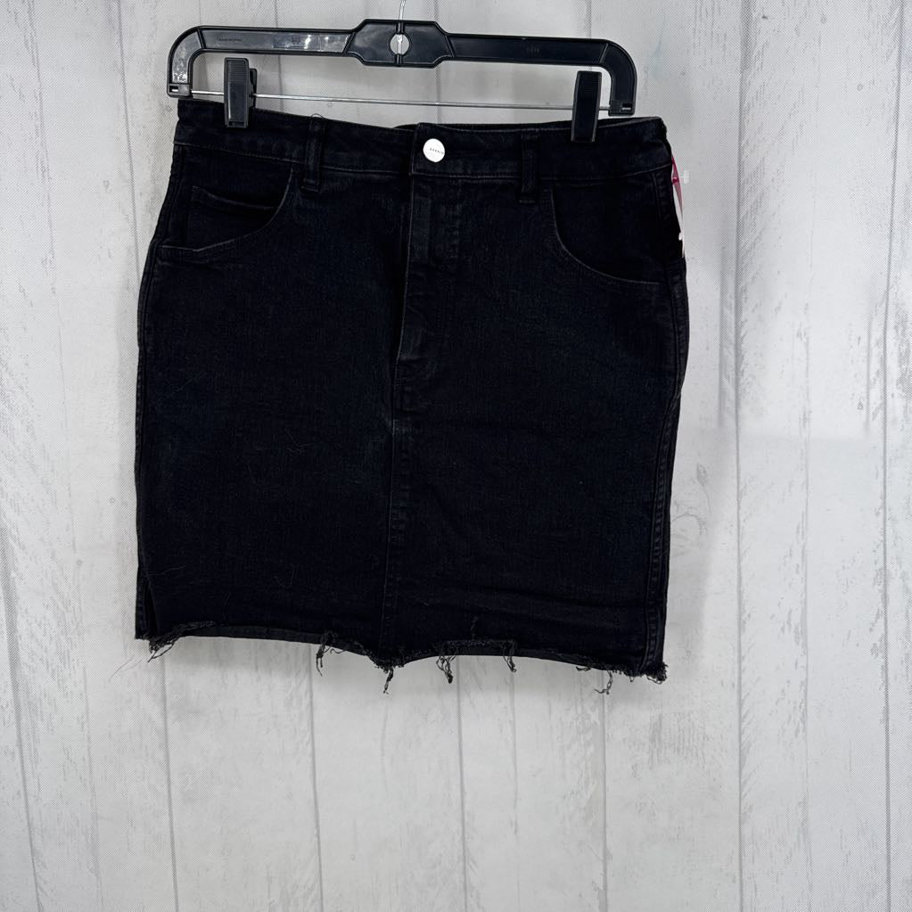 8 denim mini skirt