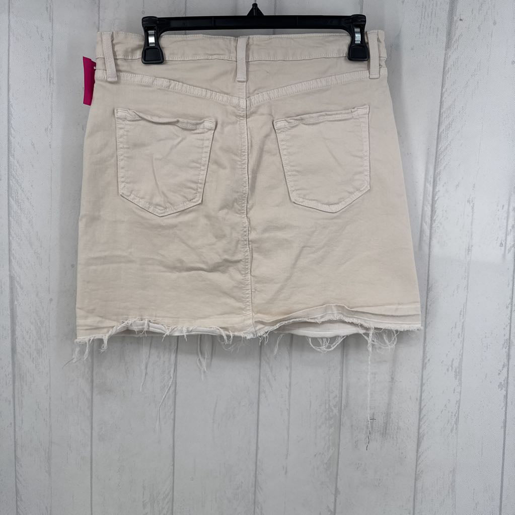M denim mini skirt
