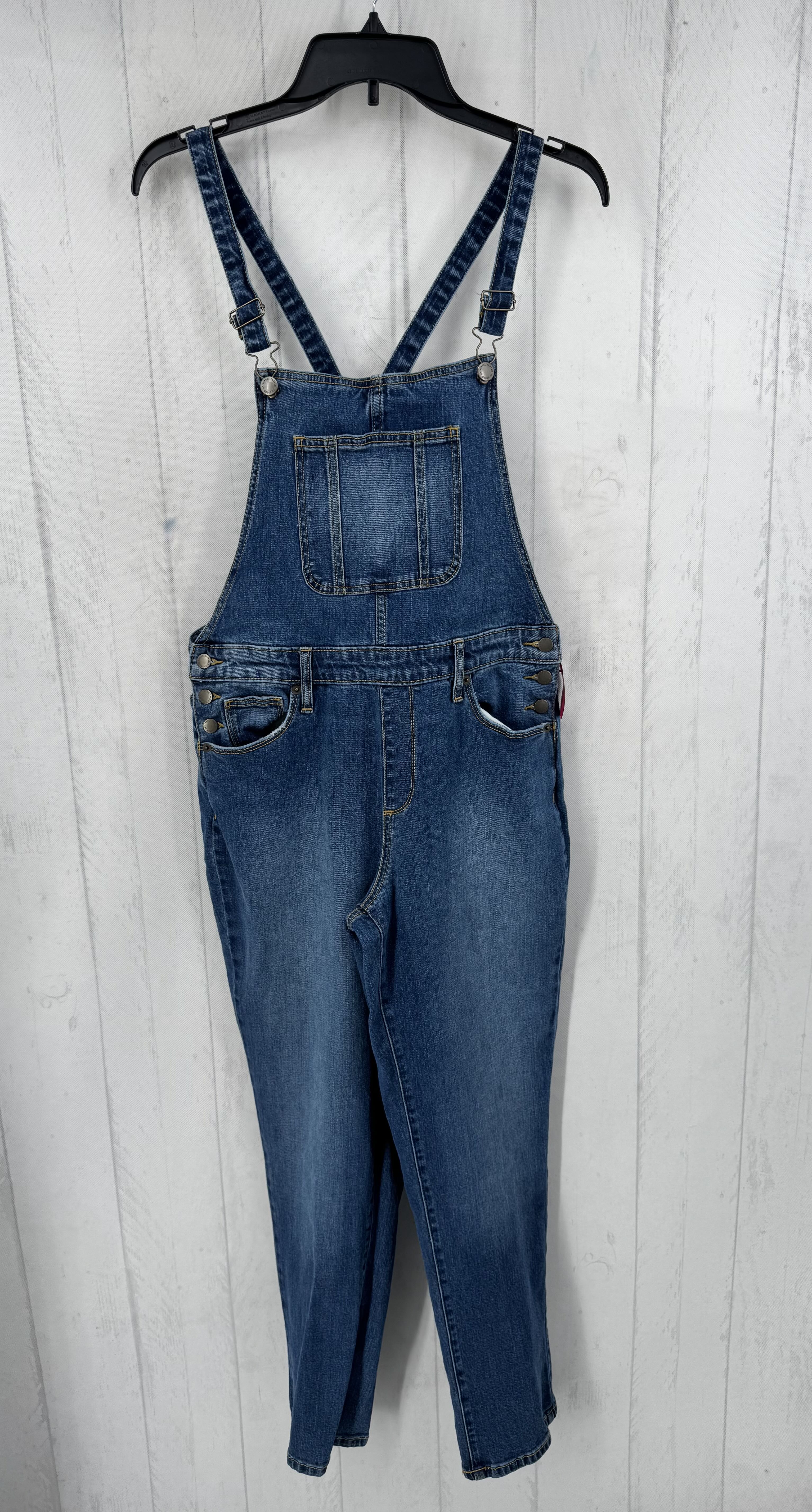 8 denim overalls
