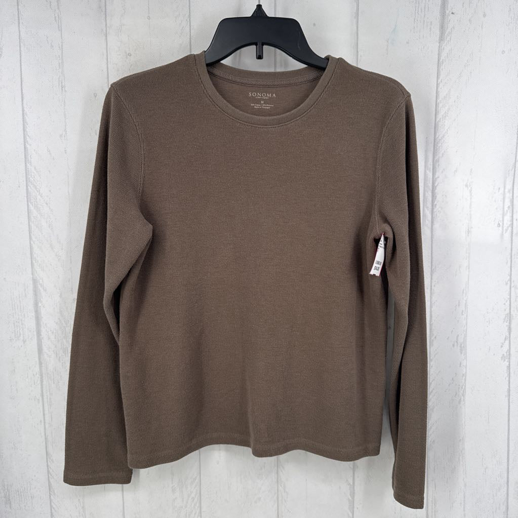 M ribbed l/s top