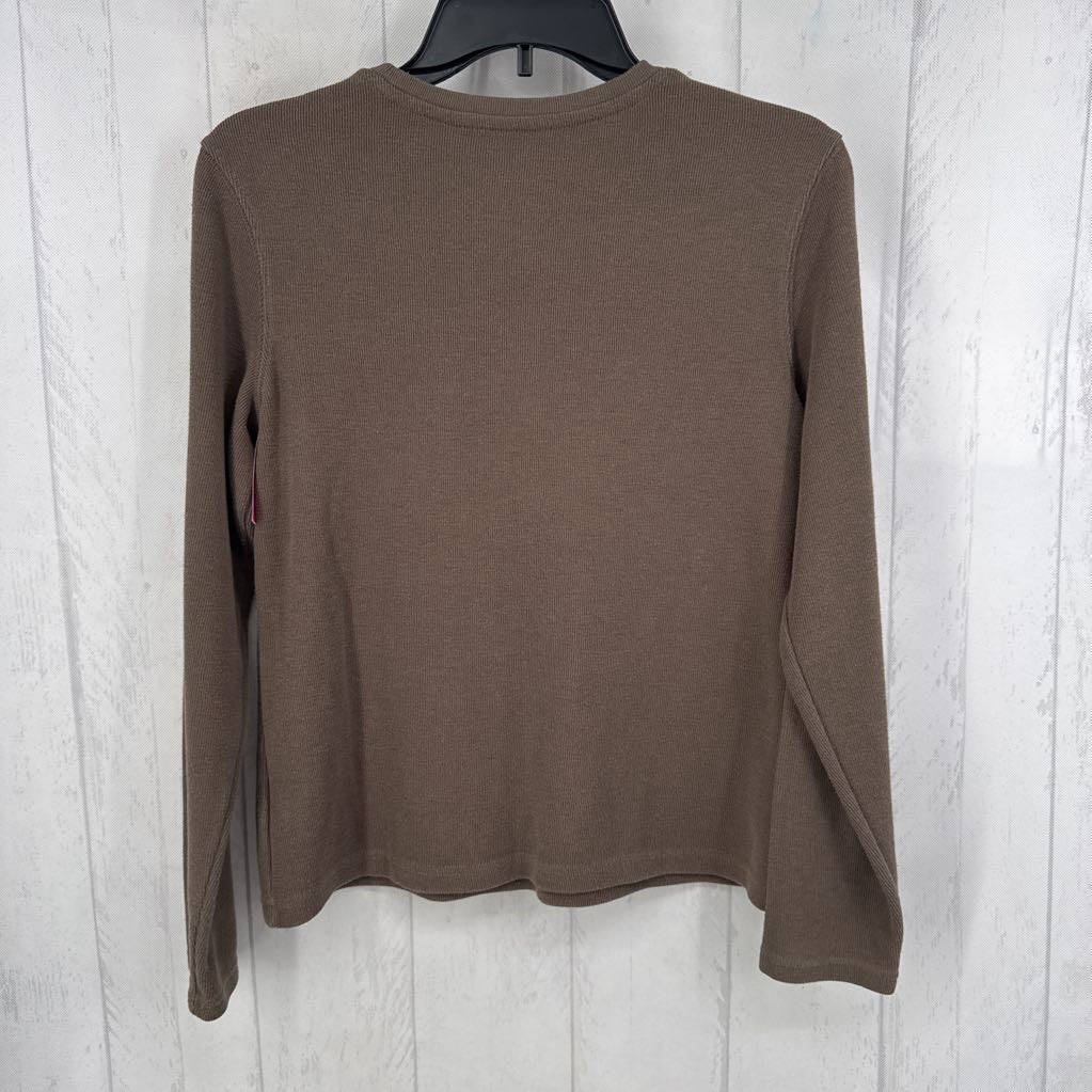 M ribbed l/s top